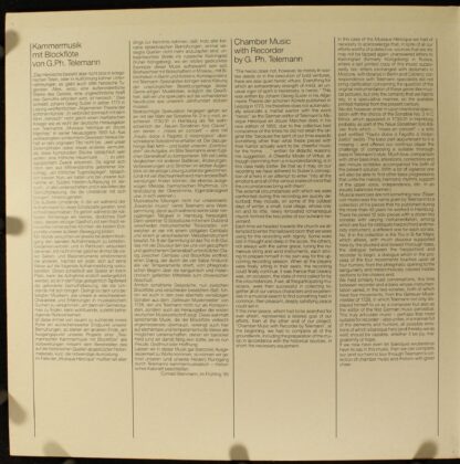Deutsche Harmonia Mundi 1C 065 16 9557 1 - Georg Philipp Teleman - Image 3