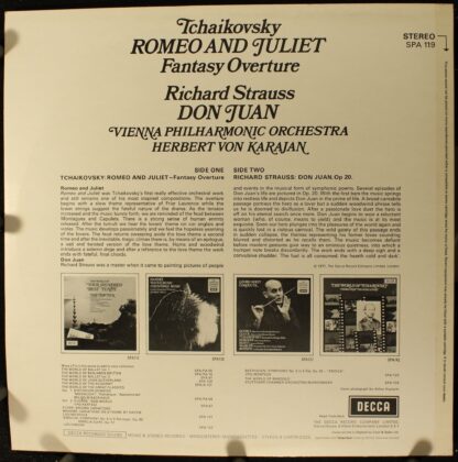 DECCA SPA 119 - Pyotr Ilyich Tchaikovsky, Richard Strauss, Herbe - Image 2