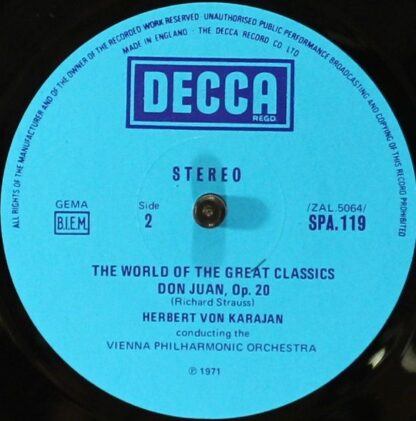 DECCA SPA 119 - Pyotr Ilyich Tchaikovsky, Richard Strauss, Herbe - Image 4