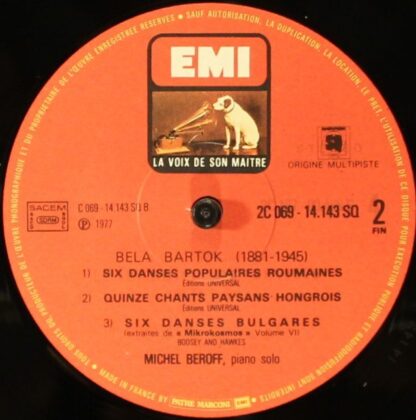 La Voix De Son Maître 2C 069-14143 - Béla Bartók, Michel Béroff - Image 6