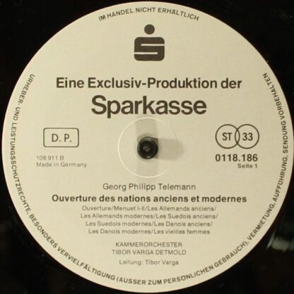 Not On Label 0118.186 - Georg Philipp Telemann, Franz Schubert, - Image 3