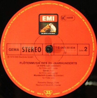 His Master's Voice 1C 065-30 834 - Roswitha Staege, Raymund Have - Image 4