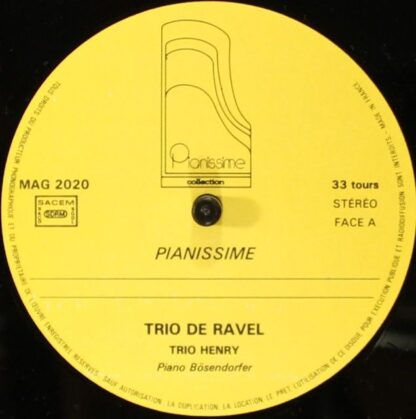 Pianissime Collection MAG 2020 - Trio Henry, Maurice Ravel, Cami - Image 5