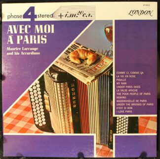 London Records SP 44013` - Maurice Larcange - Avec Moi A Paris