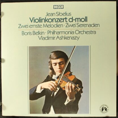 DECCA 6.42559 - Jean Sibelius, Boris Belkin, Philharmonia Orches