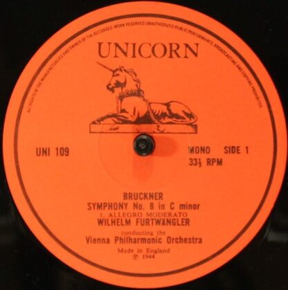 Unicorn Records (3) UNI 109/10 - Anton Bruckner, Wiener Philharm - Image 5