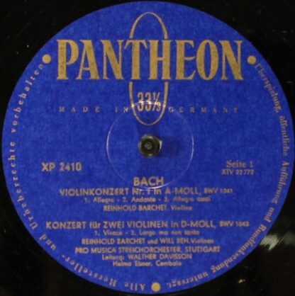 Opera 1035 - Johann Sebastian Bach - Violinkonzert Nr. 1 A-moll - Image 3