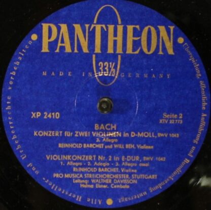 Opera 1035 - Johann Sebastian Bach - Violinkonzert Nr. 1 A-moll - Image 4