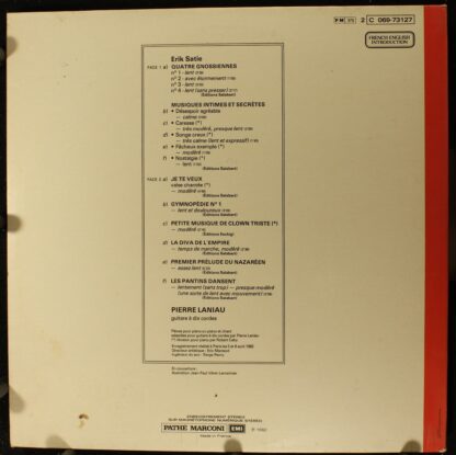 La Voix De Son Maître C 069-73127 - Erik Satie, Pierre Laniau - - Image 2