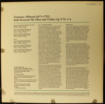 Die Stimme Seines Herrn 1C 063-28 275 - Tomaso Albinoni, Pierre - Image 2