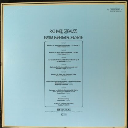 His Master's Voice 1C 191-02743/46 Q - Richard Strauss, Rudolf K - Image 2
