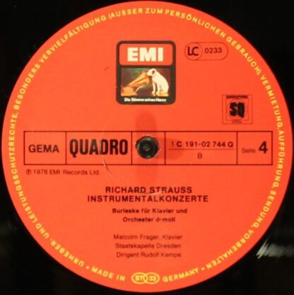 His Master's Voice 1C 191-02743/46 Q - Richard Strauss, Rudolf K - Image 5