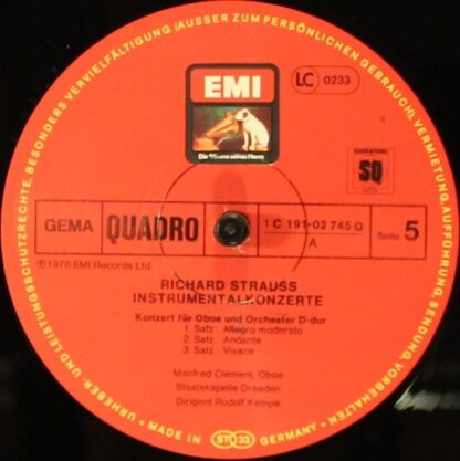 His Master's Voice 1C 191-02743/46 Q - Richard Strauss, Rudolf K - Image 6