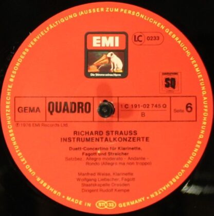 His Master's Voice 1C 191-02743/46 Q - Richard Strauss, Rudolf K - Image 7