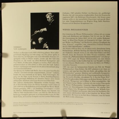 DECCA DK 11535/1-2 - Herbert von Karajan, Wiener Philharmoniker, - Image 4