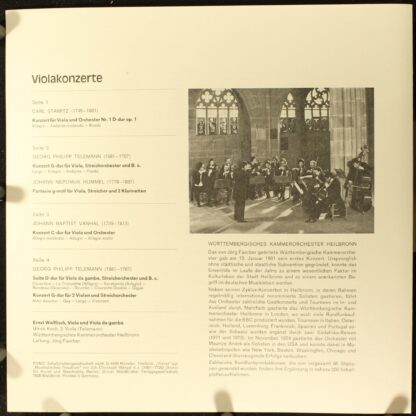 FSM Vox 73 005 - Carl Stamitz, Georg Philipp Telemann, Johann Ba - Image 4