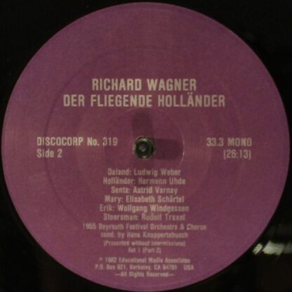 Discocorp RR-319 - Hans Knappertsbusch, Richard Wagner - Der Fli - Image 3