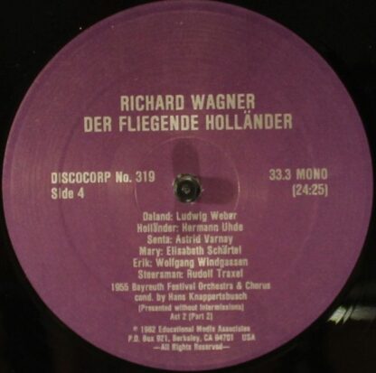 Discocorp RR-319 - Hans Knappertsbusch, Richard Wagner - Der Fli - Image 4