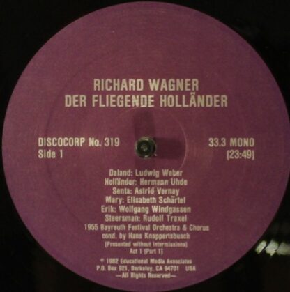 Discocorp RR-319 - Hans Knappertsbusch, Richard Wagner - Der Fli - Image 5