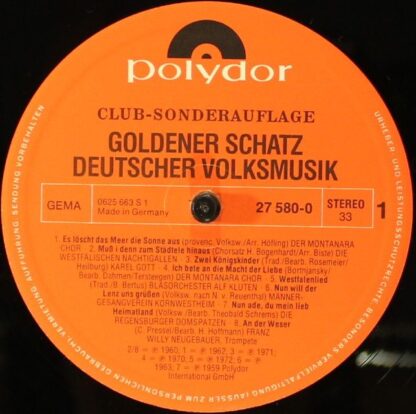 Sonocord 27 570-1 - Various - Goldener Schatz Deutscher Volksmus - Image 5