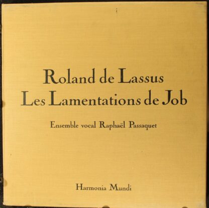 Harmonia Mundi HM 2-761/2 - Roland De Lassus, Ensemble Vocal Rap