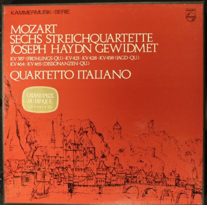 Philips S-C 71 AX 301 - Wolfgang Amadeus Mozart, Quartetto Itali