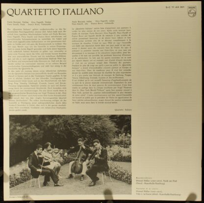Philips S-C 71 AX 301 - Wolfgang Amadeus Mozart, Quartetto Itali - Image 4