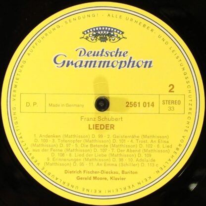 Deutsche Grammophon 2720 022 - Franz Schubert, Dietrich Fischer- - Image 11