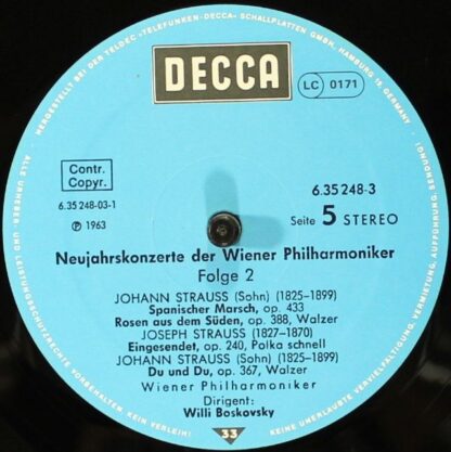 DECCA 6.35248 EK - Wiener Philharmoniker, Willi Boskovsky - Neuj - Image 8