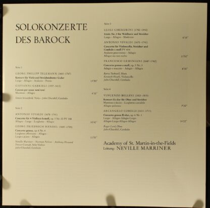 DECCA DK 11 538/1-2 - The Academy Of St. Martin-in-the-Fields, S - Image 3
