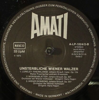 Amati A-LP-1024/1-4 - Johann Strauss Sr., Johann Strauss Jr., Jo - Image 7
