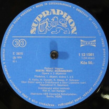 Supraphon 1 12 1561-65 - Richard Wagner, Herbert Von Karajan - M - Image 4
