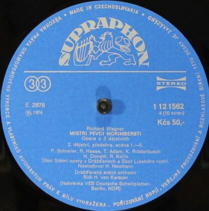 Supraphon 1 12 1561-65 - Richard Wagner, Herbert Von Karajan - M - Image 5