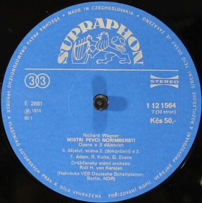 Supraphon 1 12 1561-65 - Richard Wagner, Herbert Von Karajan - M - Image 9