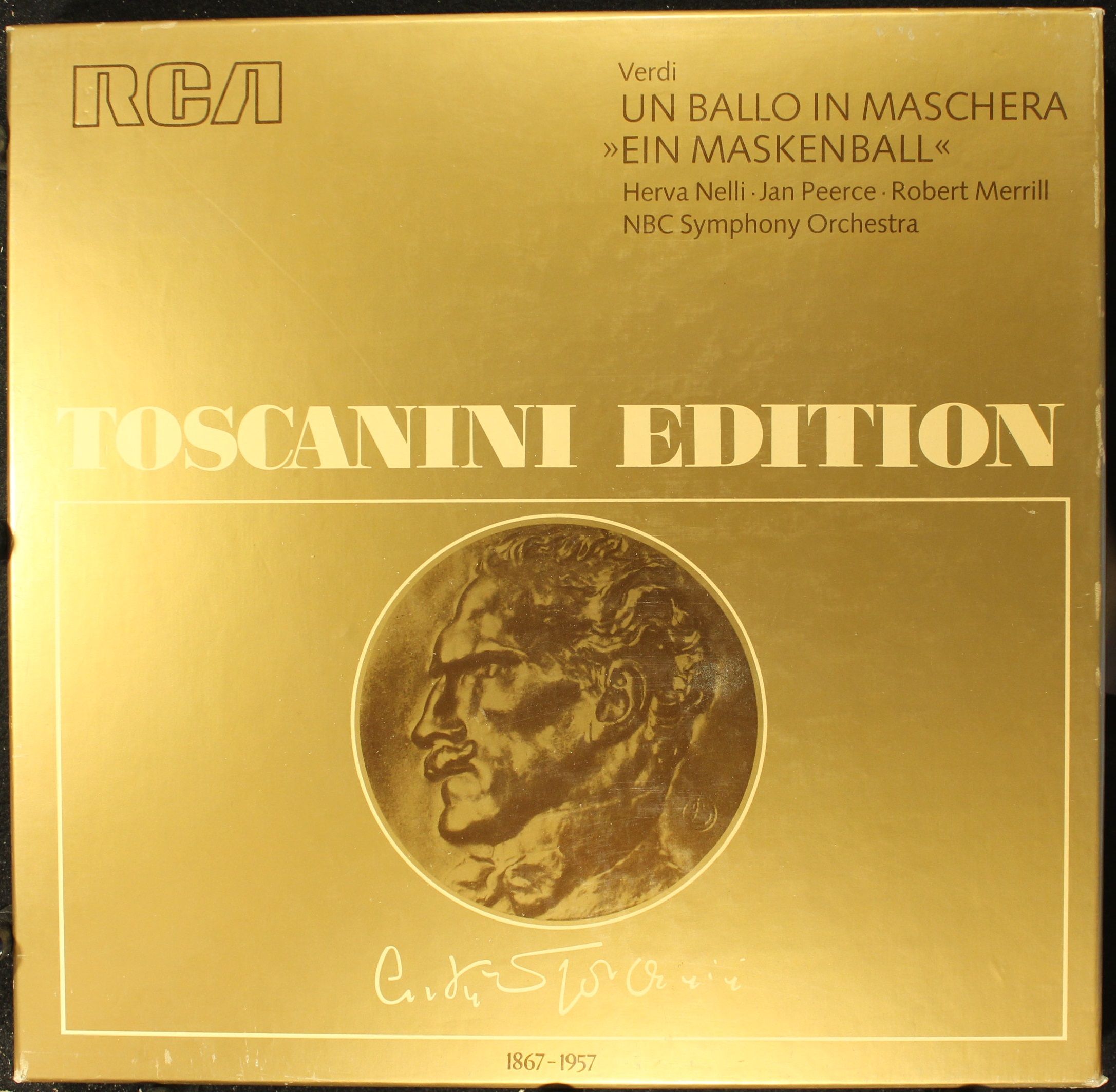 RCA Red Seal AT 300 / 1-3 - Giuseppe Verdi, Arturo Toscanini, NB
