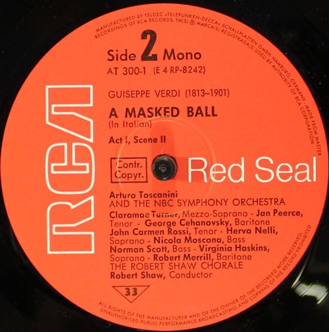 RCA Red Seal AT 300 / 1-3 - Giuseppe Verdi, Arturo Toscanini, NB - Image 12
