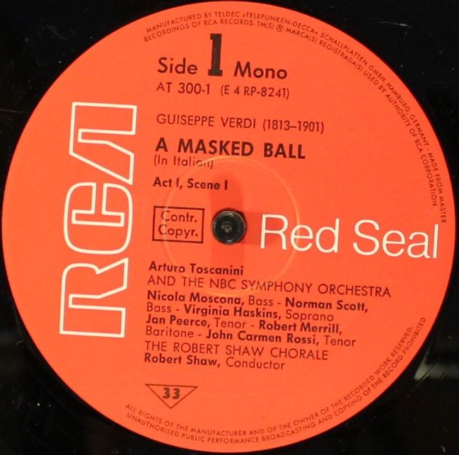 RCA Red Seal AT 300 / 1-3 - Giuseppe Verdi, Arturo Toscanini, NB - Image 7