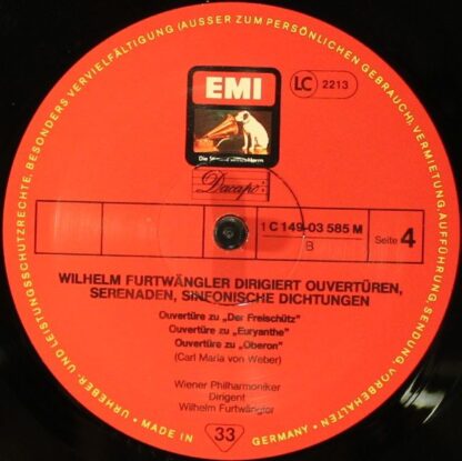 His Master's Voice 1C 149-03 584/86 M - Wilhelm Furtwängler, Wie - Image 5