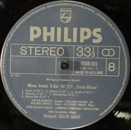 Philips 29 664-0 - Wolfgang Amadeus Mozart - Geistliche Musik - Image 12