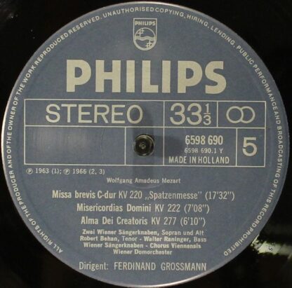 Philips 29 664-0 - Wolfgang Amadeus Mozart - Geistliche Musik - Image 9