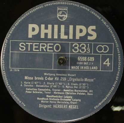 Philips 29 664-0 - Wolfgang Amadeus Mozart - Geistliche Musik - Image 8