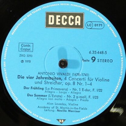 DECCA 6.35448 - Antonio Vivaldi, The Academy Of St. Martin-in-th - Image 13