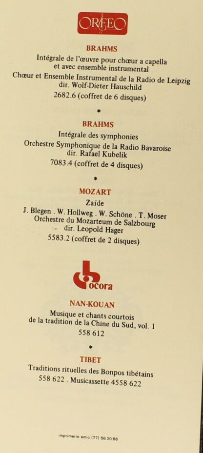 Harmonia Mundi HM 3446 - Various - Dictionnaire Des Danses De La - Image 7