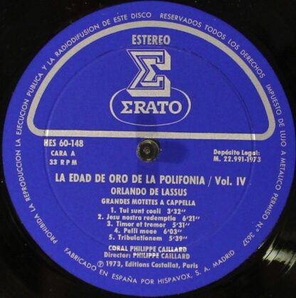 Erato HES 60-145/6/7/8 - Josquin Des Prés, Giovanni Pierluigi da - Image 12