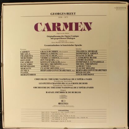 His Master's Voice 1C 197-02 072/74 - Georges Bizet, Grace Bumbr - Image 2