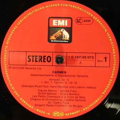 His Master's Voice 1C 197-02 072/74 - Georges Bizet, Grace Bumbr - Image 9