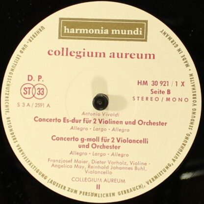 Harmonia Mundi Schallplattengesellschaft HM 30921 XK - Collegium - Image 9
