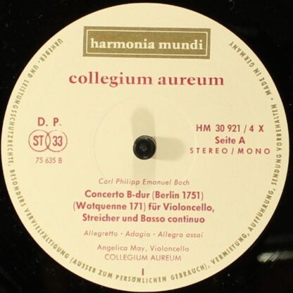 Harmonia Mundi Schallplattengesellschaft HM 30921 XK - Collegium - Image 10