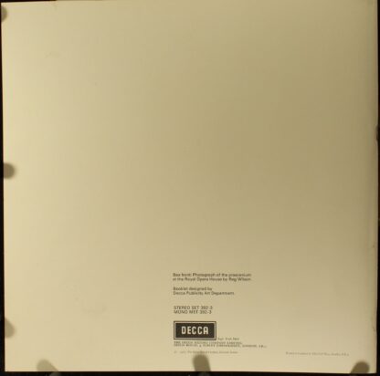 DECCA SET 392-3 - Various - Royal Opera House, Covent Garden - C - Image 4