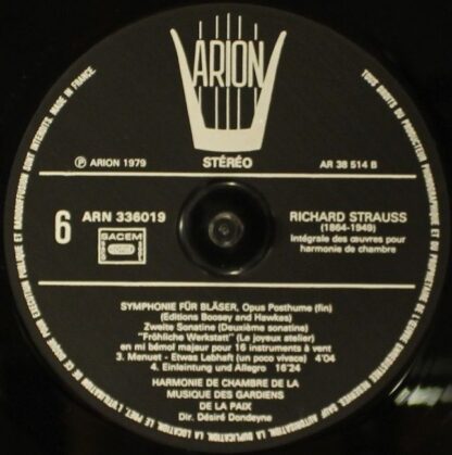 ARION ARN 336019 - Richard Strauss - Intégrale Des Oeuvres Pour - Image 10
